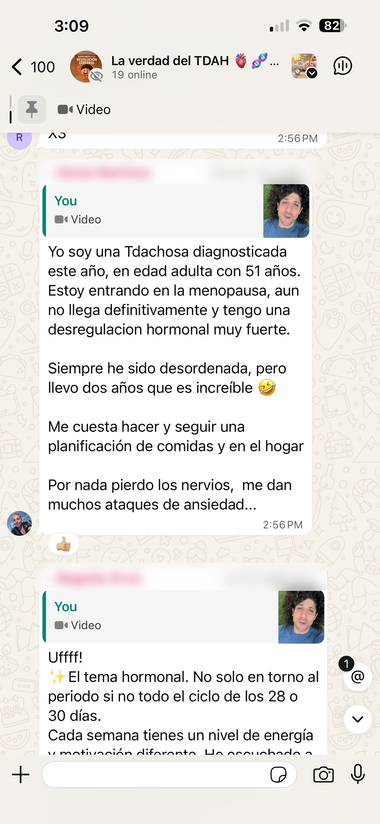 Testimonio de WhatsApp